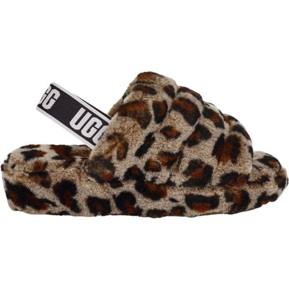 Women's Fluff Yeah Leopard Slide